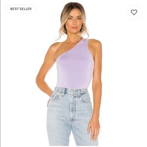 Superdown one shoulder bodysuit
